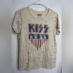 Lucky Brand Kiss Graphic Tee